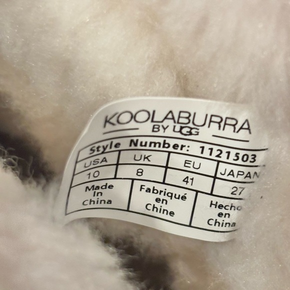 UGG KOOLABURRA Delene Mini In Mauve Pink Suede Warm Winter Booties Size 10 - Picture 16 of 16